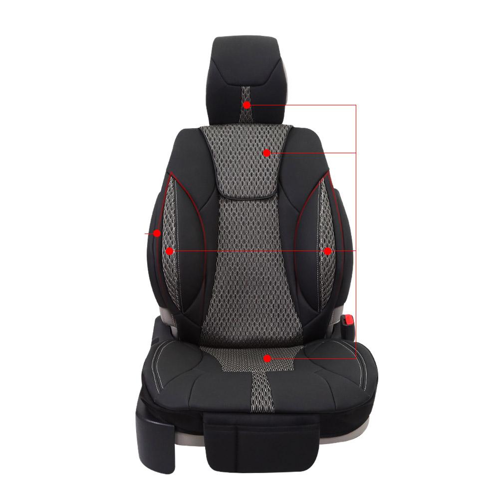 Hugh 3D Four Seasons Bucket Seat Cover